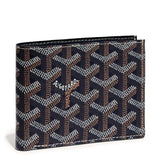 Front view of Goyard Saint-Florentin Navy Blue Wallet STFLO2PMLTY12CL12P