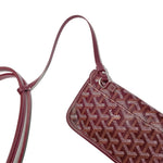Detail view of Goyard Saint Louis PM Tote Bag Burgundy STLOUIPMLTY33CL33P