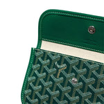 Detail view of Goyard Saint Louis PM Tote Bag Green STLOUIPMLTY09CL09P