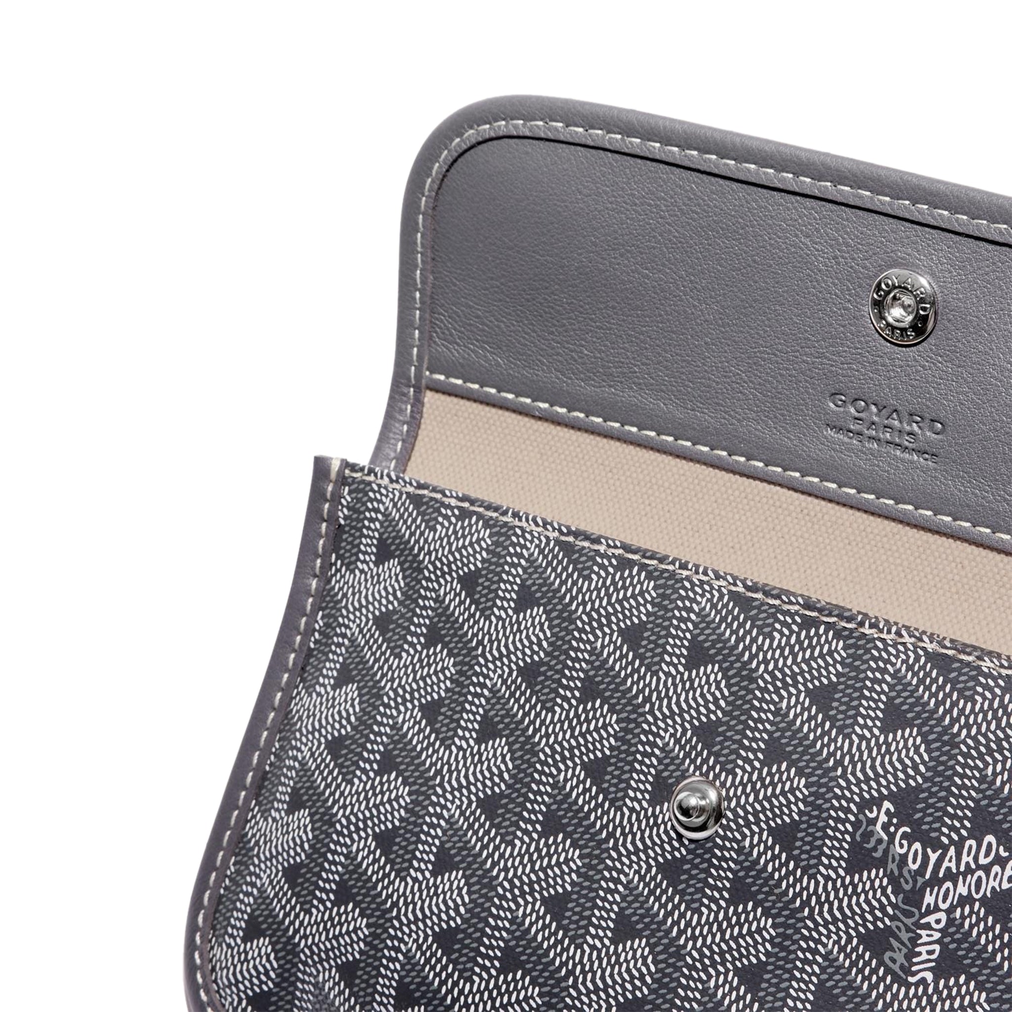 Mini pouch view of Goyard Saint Louis PM Tote Bag Grey STLOUIPMLTY51CL51P