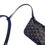 Detail view of Goyard Saint Louis PM Tote Bag Navy Blue STLOUIPMLTY12CL12P