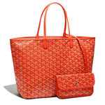 Pair view of Goyard Saint Louis PM Tote Bag Orange STLOUIPMLTY07CL07P