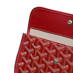 Detail view of Goyard Saint Louis PM Tote Bag Red STLOUIPMLTY02CL02P