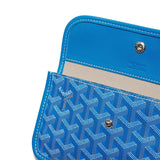 Detail view of Goyard Saint Louis PM Tote Bag Sky Blue STLOUIPMLTY10CL10P