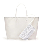 Back view of Goyard Saint Louis PM Tote Bag White STLOUIPMLTY50CL50P