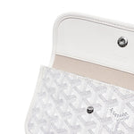 Detail view of Goyard Saint Louis PM Tote Bag White STLOUIPMLTY50CL50P