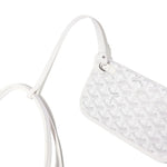 Detail view of Goyard Saint Louis PM Tote Bag White STLOUIPMLTY50CL50P