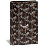 Front view of Goyard Saint-Pierre Card Wallet Black STPIE2PMLTY01CL01P