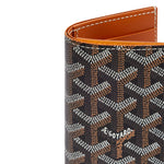Detail view of Goyard Saint-Pierre Card Wallet Black Tan STPIE2PMLTY01CL03P