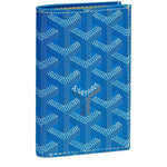 Front view of Goyard Saint-Pierre Card Wallet Sky Blue STPIE2PMLTY10CL10P