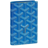 Front view of Goyard Saint-Pierre Card Wallet Sky Blue STPIE2PMLTY10CL10P