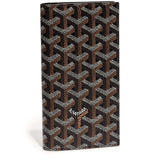Front view of Goyard Saint-Roch Wallet Black STROC2PMLTY01CL01X