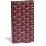 Front view of Goyard Saint-Roch Wallet Burgundy STROC2PMLTY33CL33X