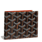 Front view of Goyard Victoire Black/Tan Wallet VICTO8PMLTY01CL03X