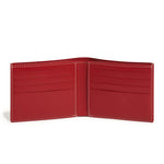 Open view of Goyard Victoire Red Wallet
