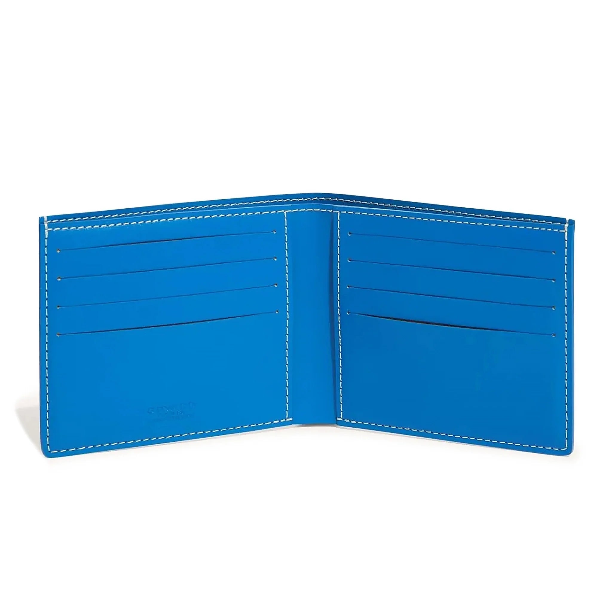 Open view of Goyard Victoire Sky Blue Wallet VICTO8PMLTY10CL10X