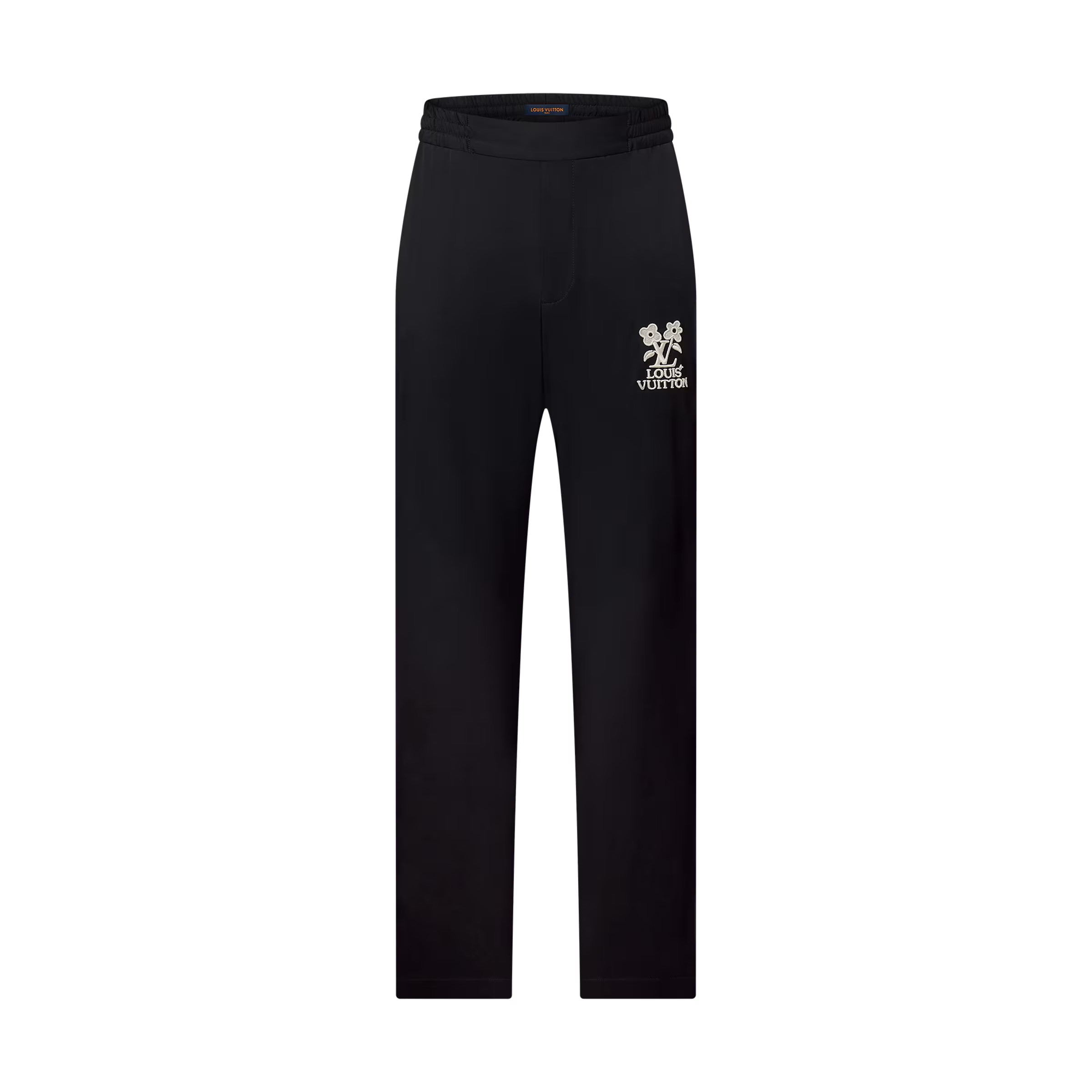 Louis Vuitton Embroidered Technical Track Trousers Black