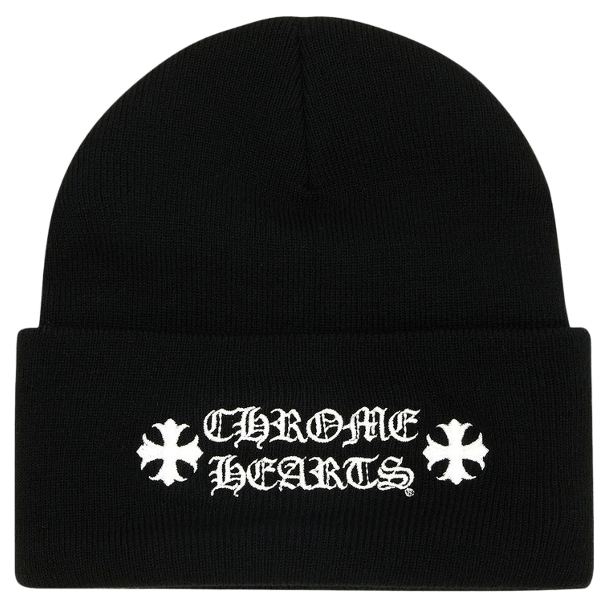 Chrome Hearts Logo Beanie Black White - Morely TrendsChrome Hearts Type here:)