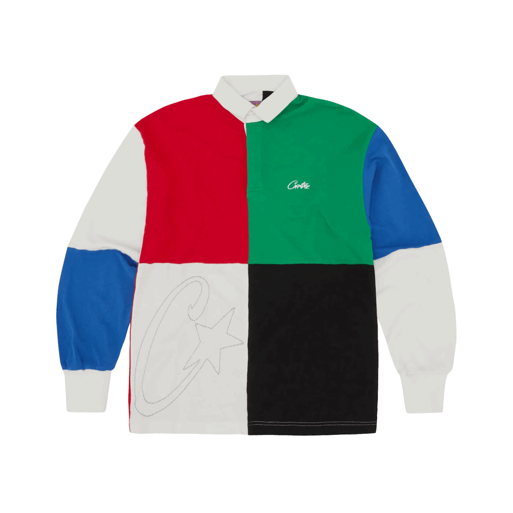 Corteiz C-Star Rugby Shirt Multi