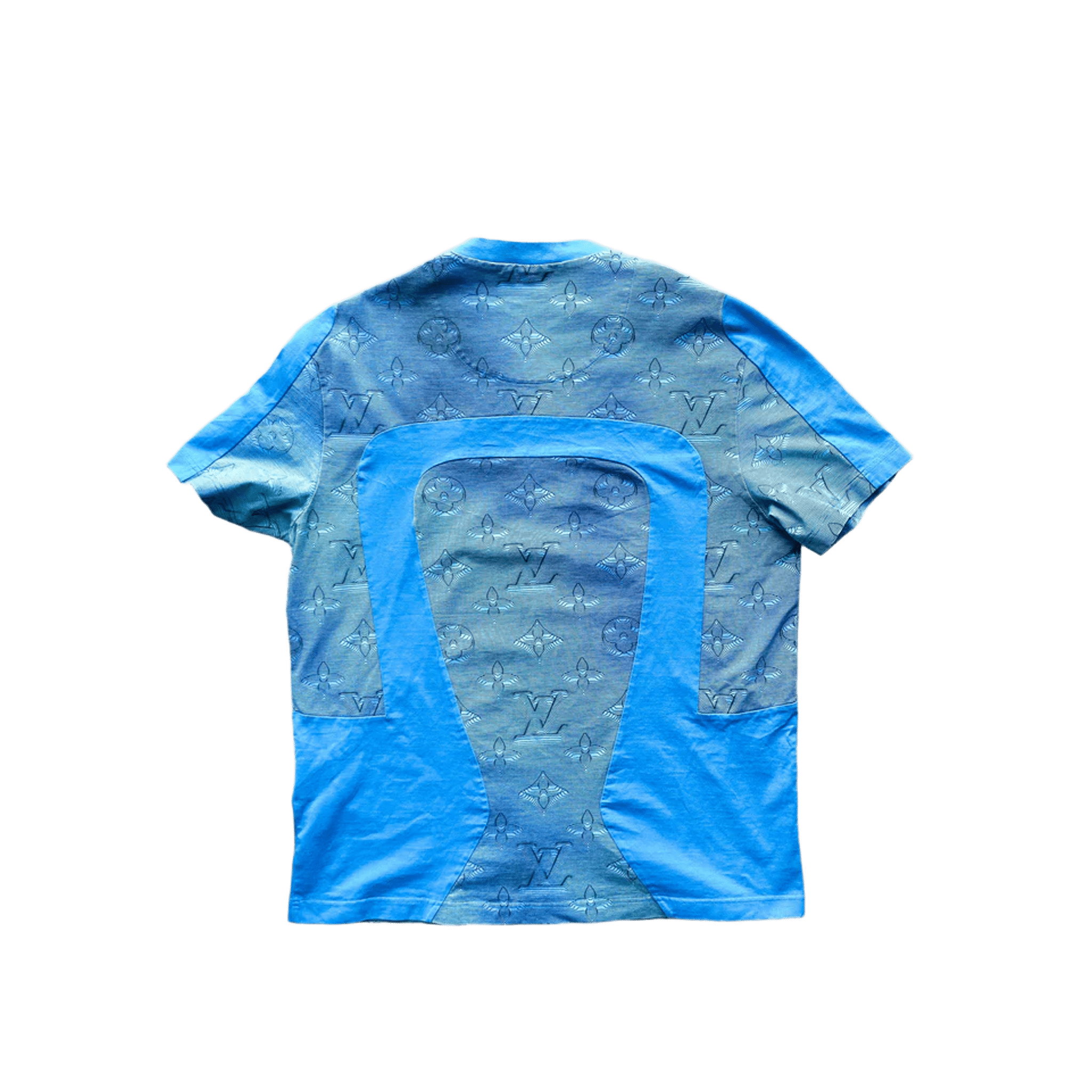Louis Vuitton Louis Vuitton 2054 Intarsia Printed T-Shirt Blue/Multi - Morely TrendsLouis Vuitton Type here:)