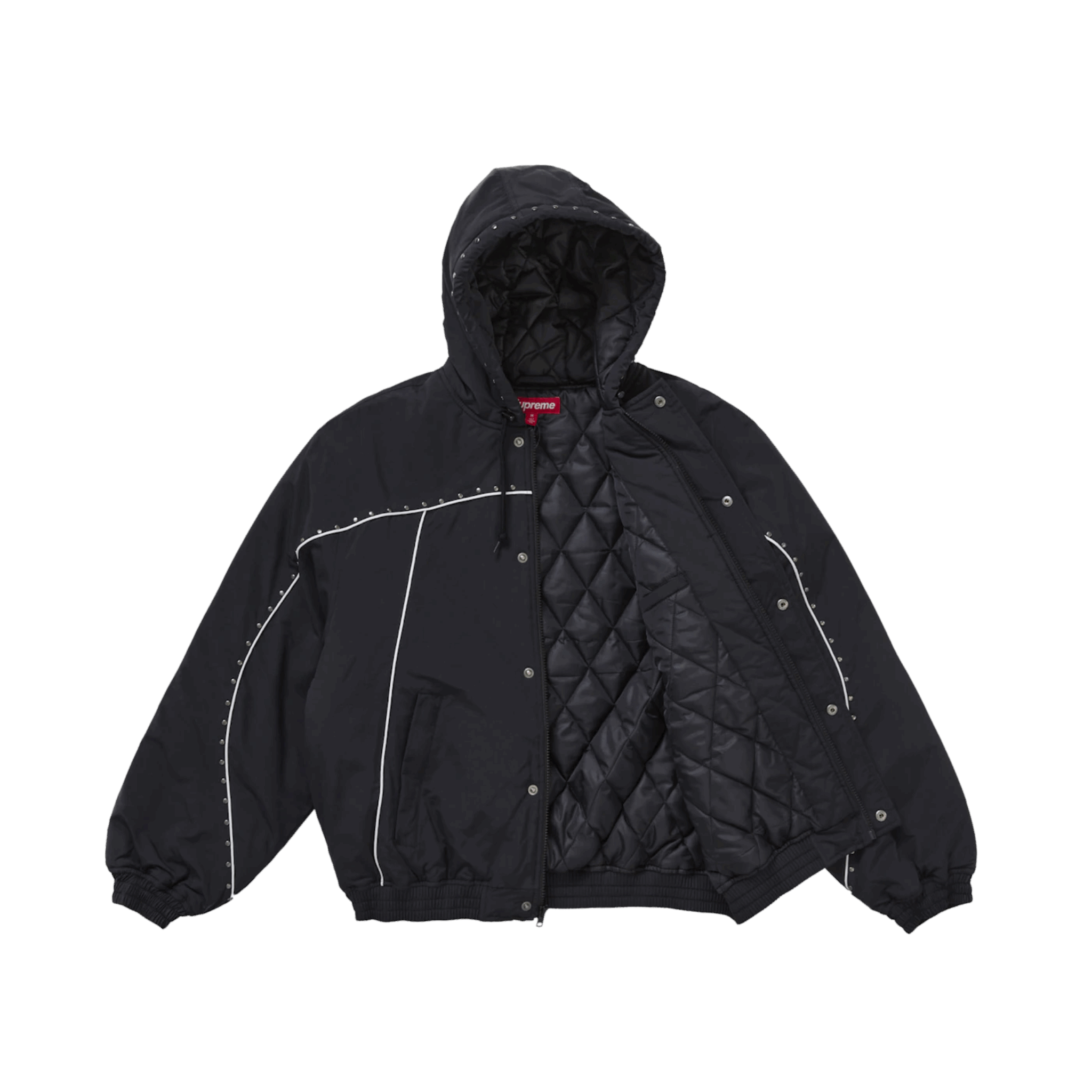 Supreme Studded Stadium Jacket Black