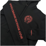 Chrome Hearts Horseshoe Logo Hoodie Black Red - Morely TrendsChrome Hearts Type here:)