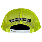 Chrome Hearts Cemetery Cross Trucker Hat Neon Yellow - Morely TrendsChrome Hearts Type here:)