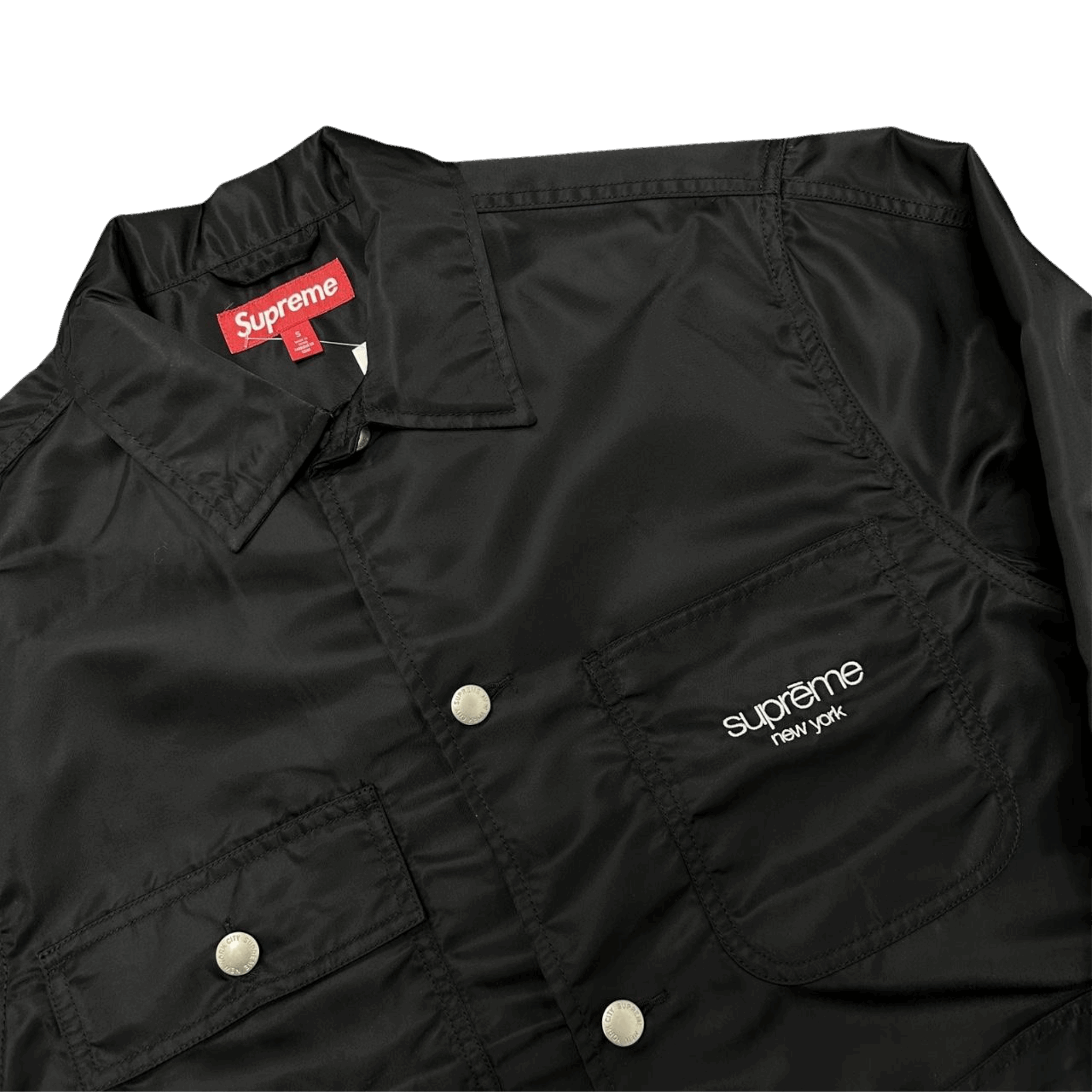 Supreme Nylon Chore Coat Black