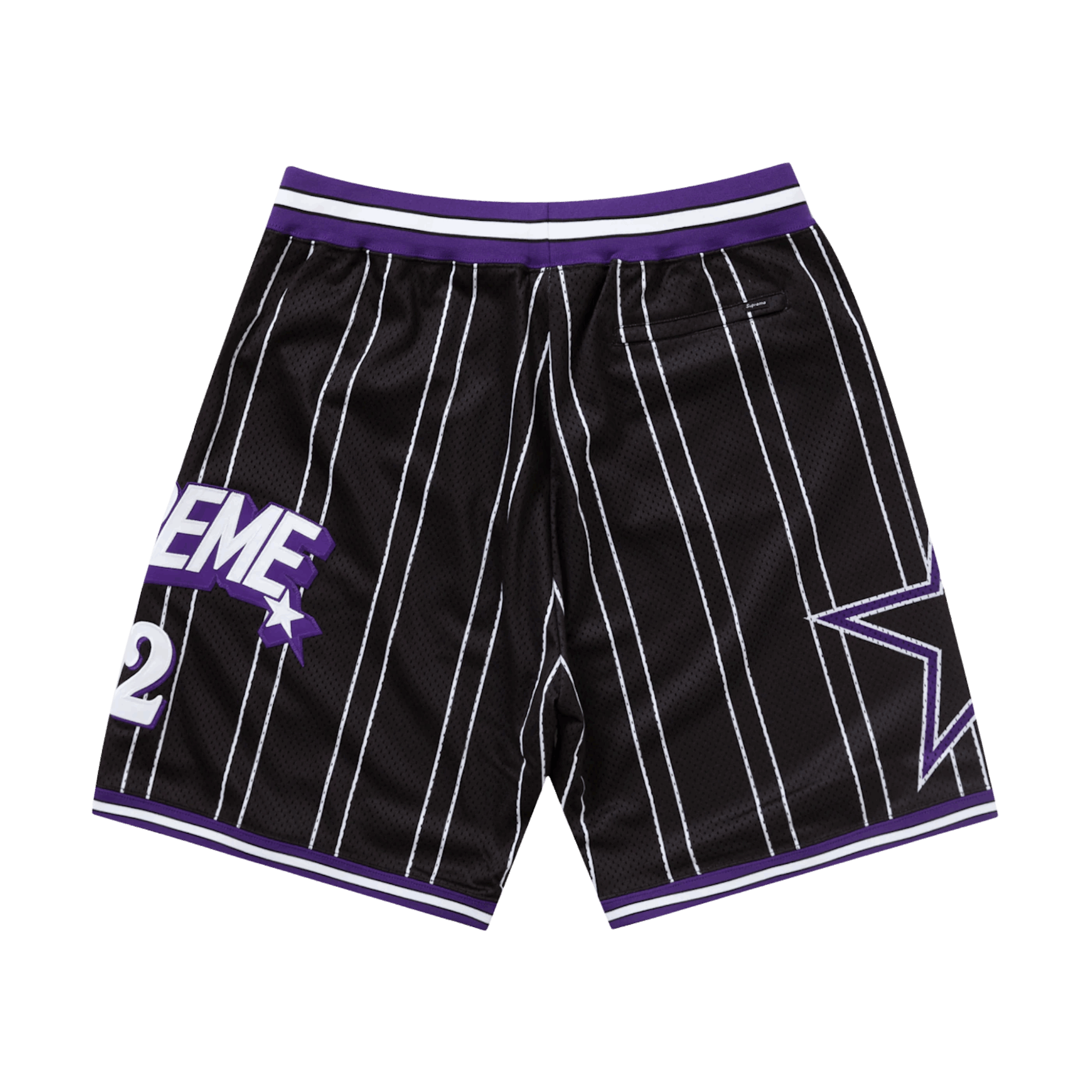 Supreme Star Basketball Short Black