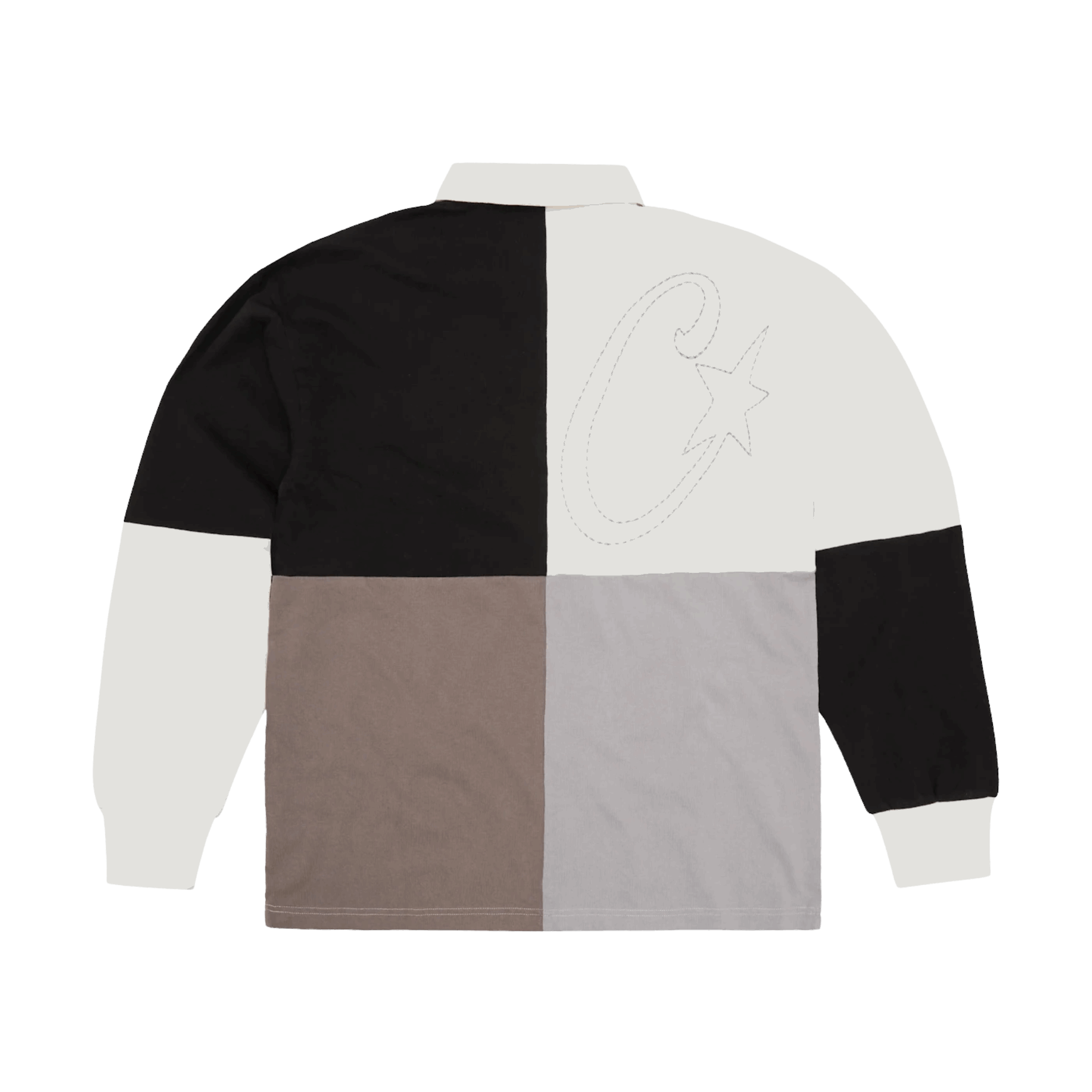 Corteiz Rugby Shirt Greyscale