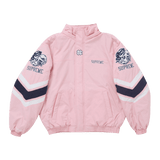 Supreme Mitchell & Ness NCAA Hooded Stadium Jacket Pink