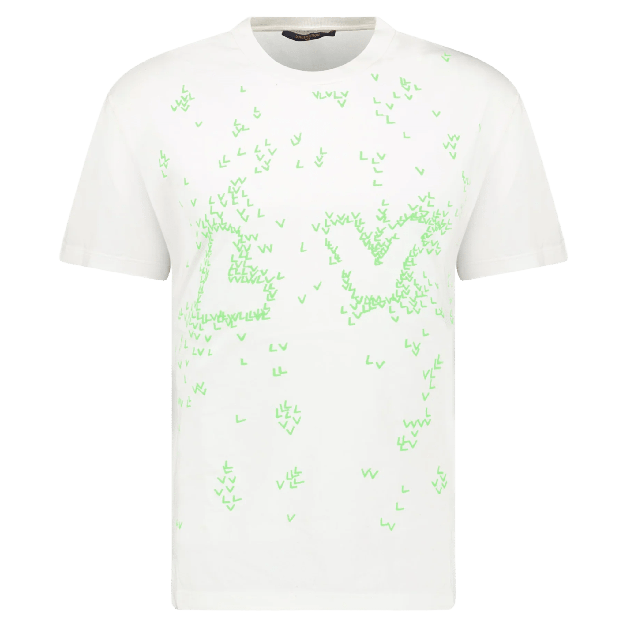 Louis Vuitton LV Spread Embroidery T-Shirt Milk White/Green - Morely TrendsLouis Vuitton Type here:)