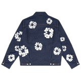 Denim Tears Type II All Over Wreath Jacket Indigo Denim