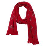Louis Vuitton Red Wool/Silk Logomania Shine Scarf - Morely TrendsLouis Vuitton Type here:)