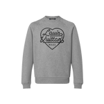 Louis Vuitton x Nigo Printed Heart Sweatshirt Light Grey - Morely TrendsLouis Vuitton Type here:)