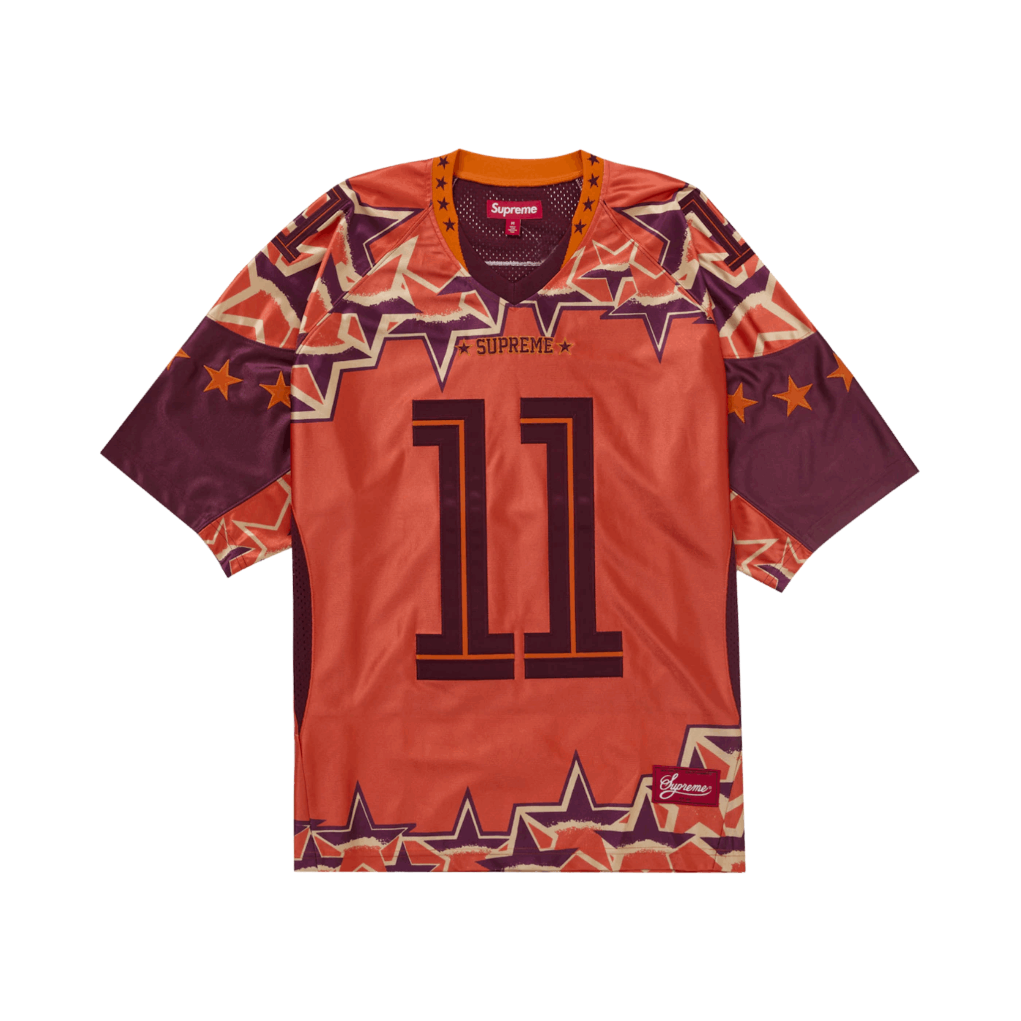 Supreme Stars Football Jersey Orange