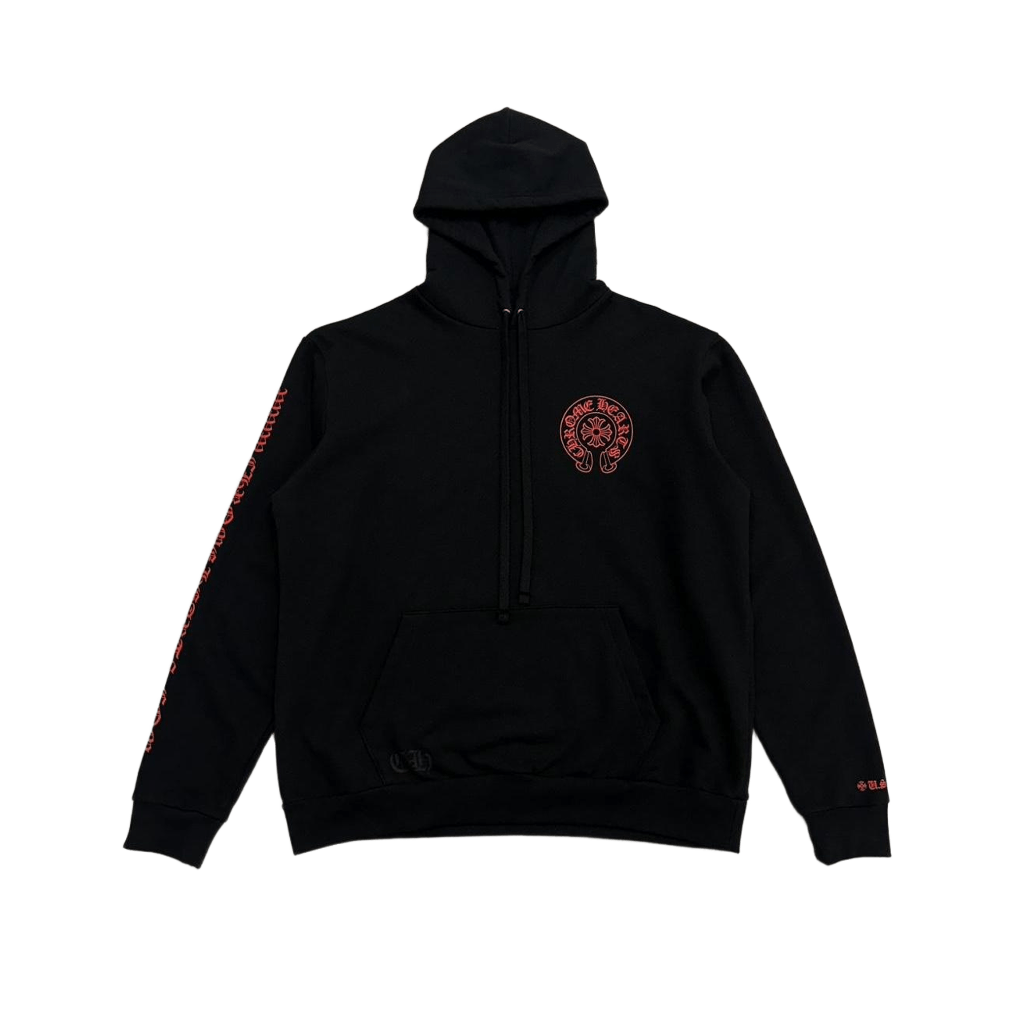 Chrome Hearts Horseshoe Logo Hoodie Black Red - Morely TrendsChrome Hearts Type here:)