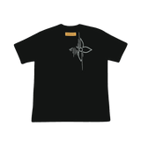 Louis Vuitton Embroidered LV Frequency Logo T-Shirt Black