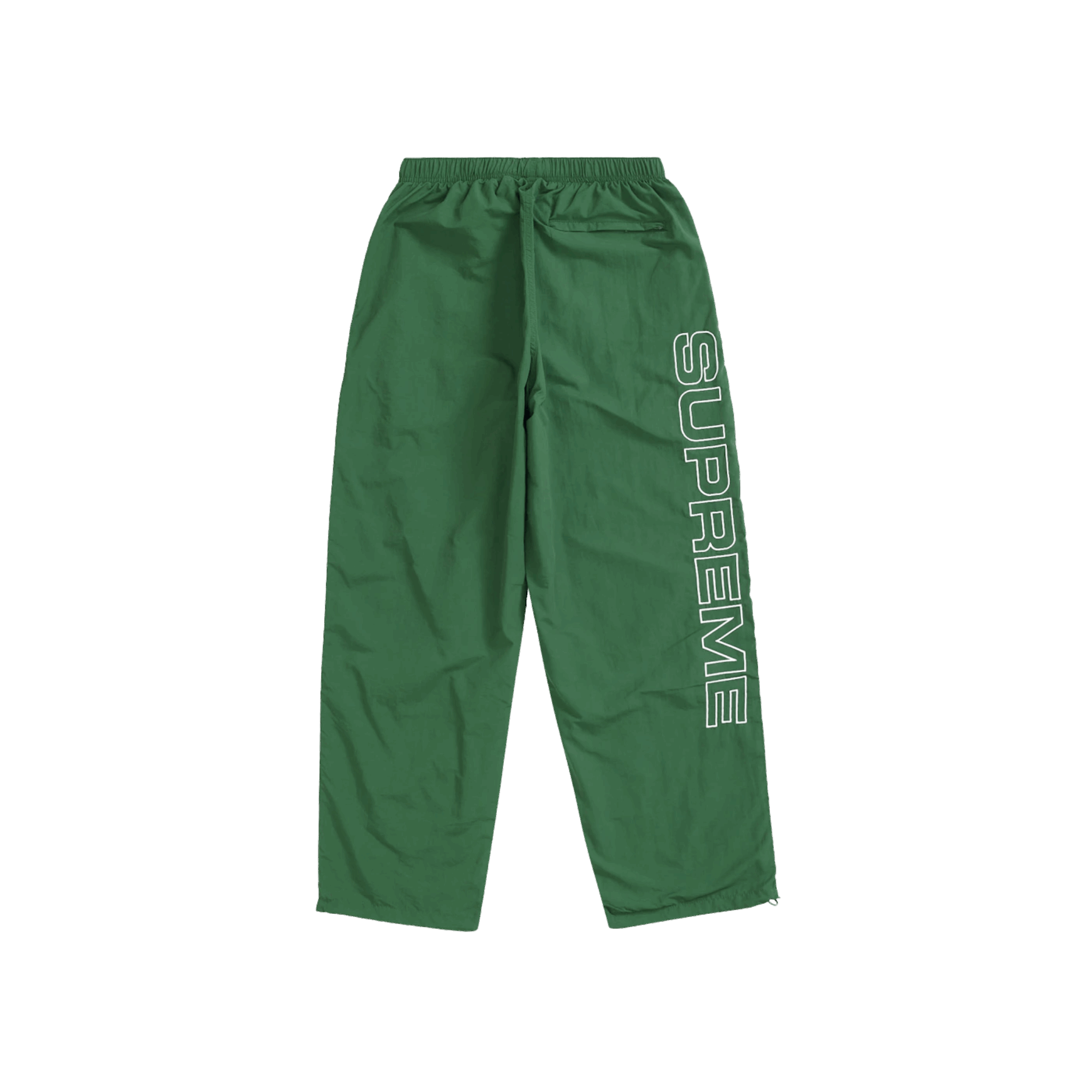 Supreme Spellout Embroidered Track Pant (FW24) Dark Green
