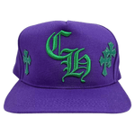 Chrome Hearts Cross Patch Trucker Hat 'Purple/Green' - Morely TrendsChrome Hearts Type here:)