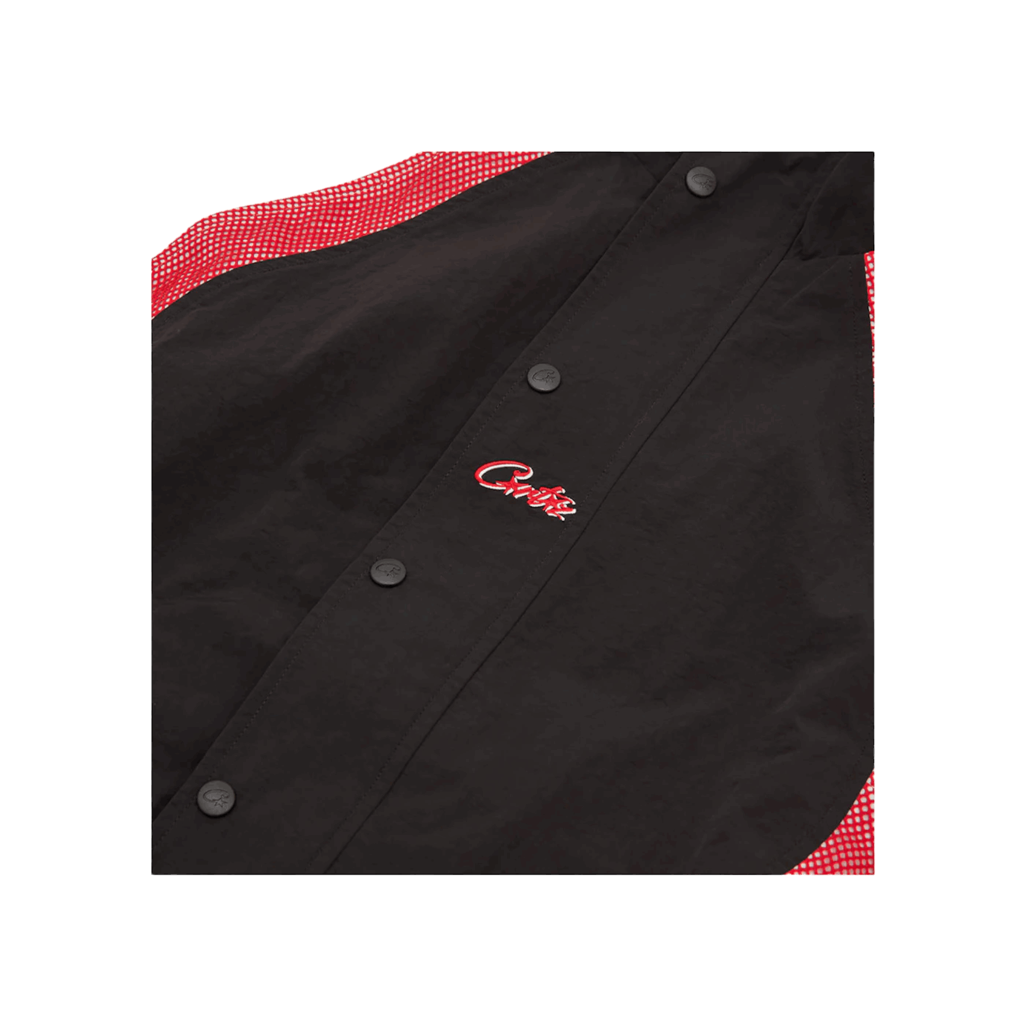 Corteiz Vertigo Shuku Jacket Black/Red