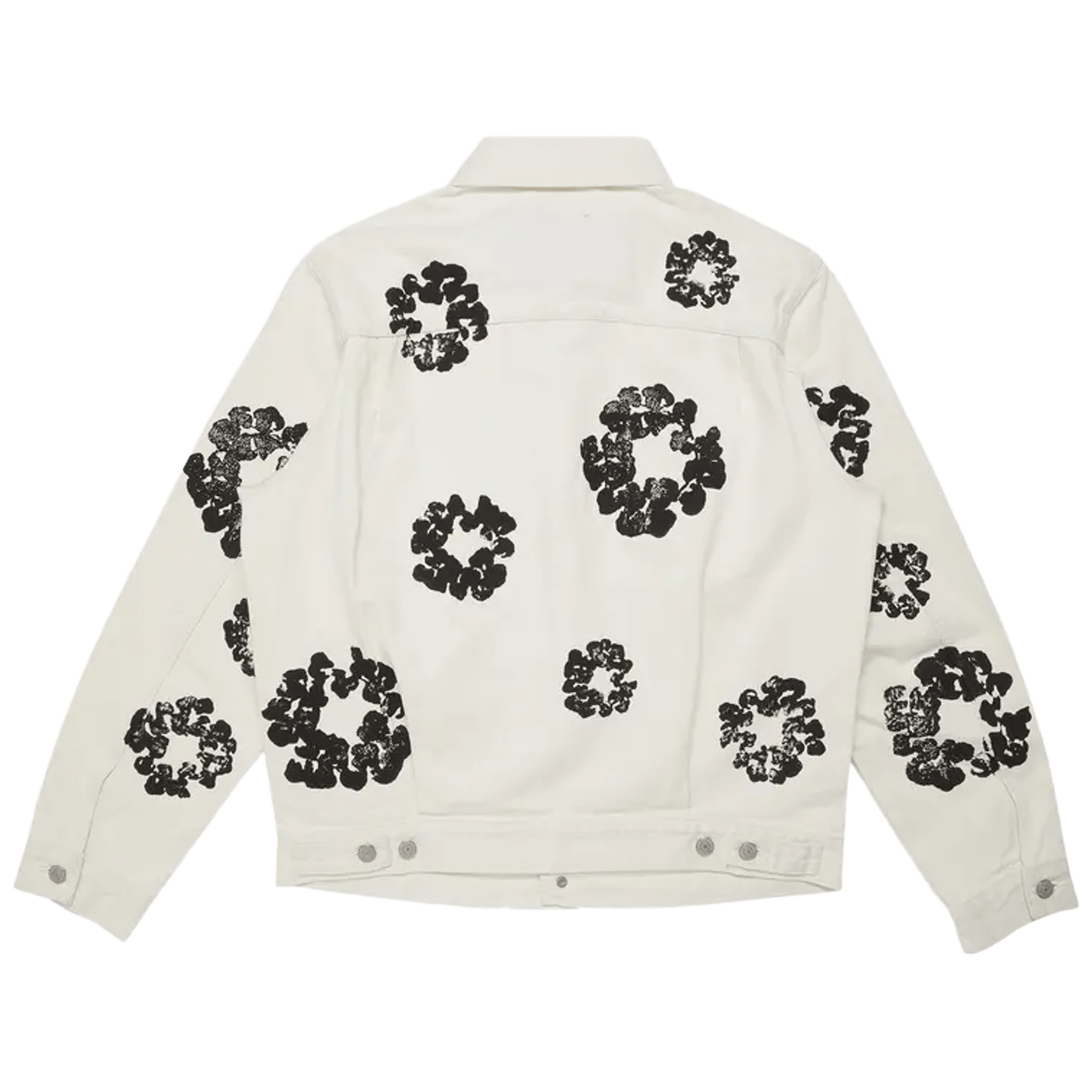 Denim Tears Type II All Over Wreath Jacket White - Morely TrendsDenim Tears Type here:)