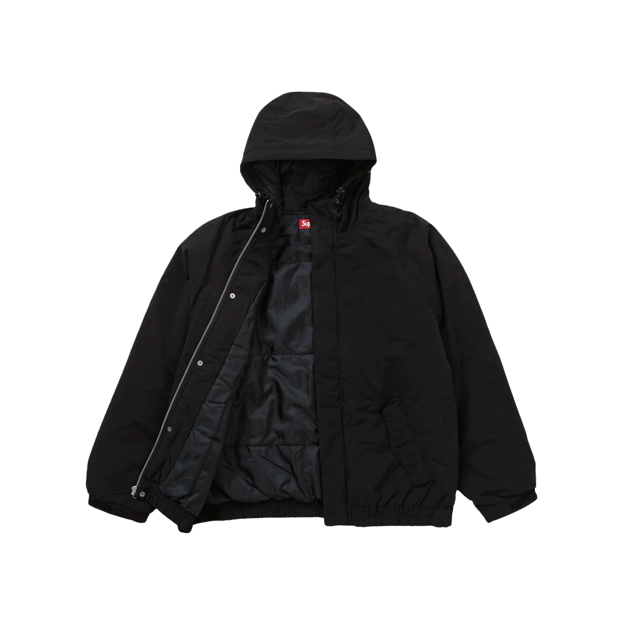 Supreme Needlepoint Hooded Jacket Black