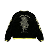 Chrome Hearts Matty Boy Flaming Youth Reversible Souvenir Jacket Black Yellow - Morely TrendsChrome Hearts Type here:)