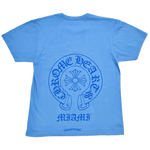 Chrome Hearts Blue Miami Horseshoe Logo T-Shirt - Morely TrendsChrome Hearts Type here:)