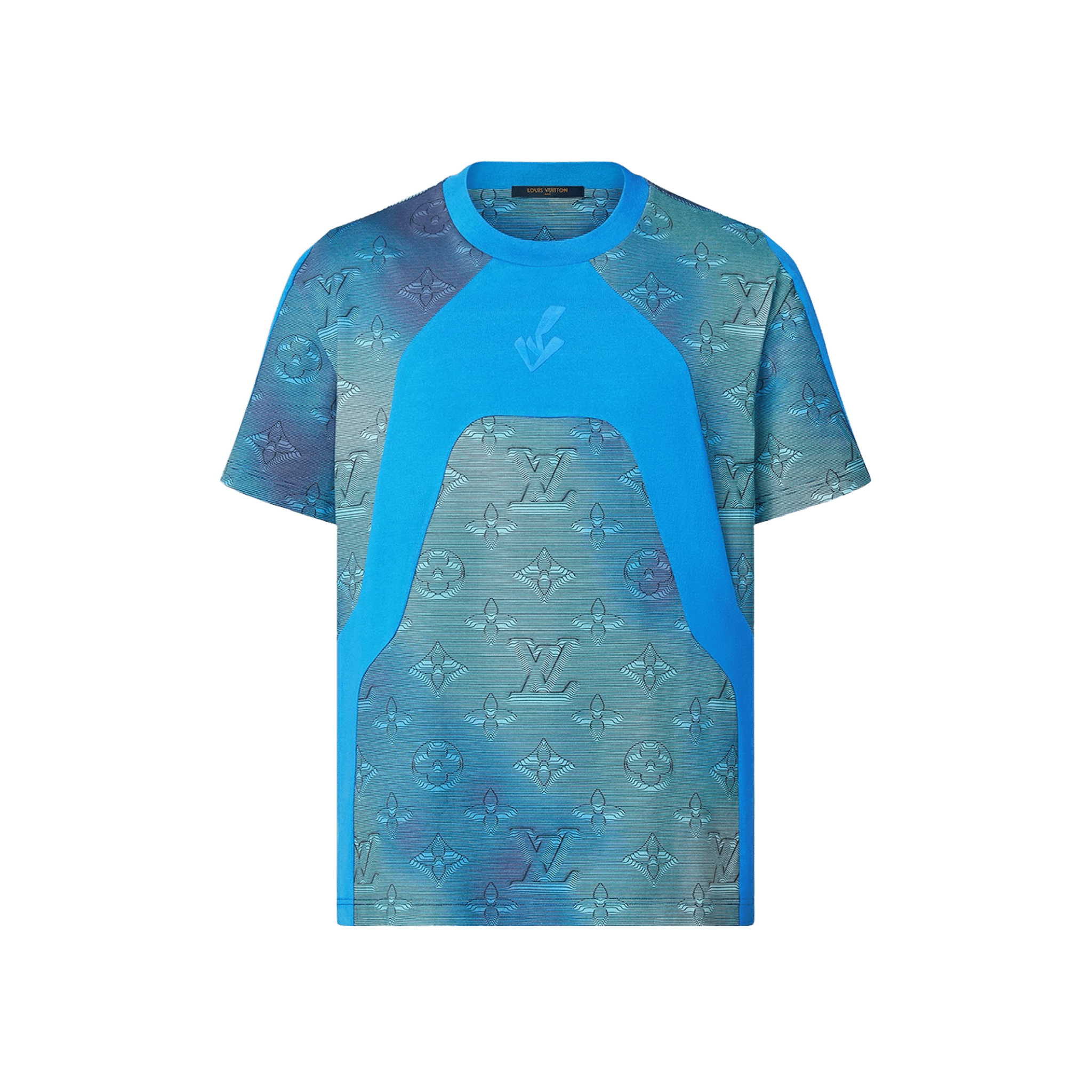 Louis Vuitton Louis Vuitton 2054 Intarsia Printed T-Shirt Blue/Multi - Morely TrendsLouis Vuitton Type here:)