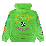 Chrome Hearts x Matty Boy Sex Records Hoodie Citrus Green - Morely TrendsChrome Hearts Type here:)