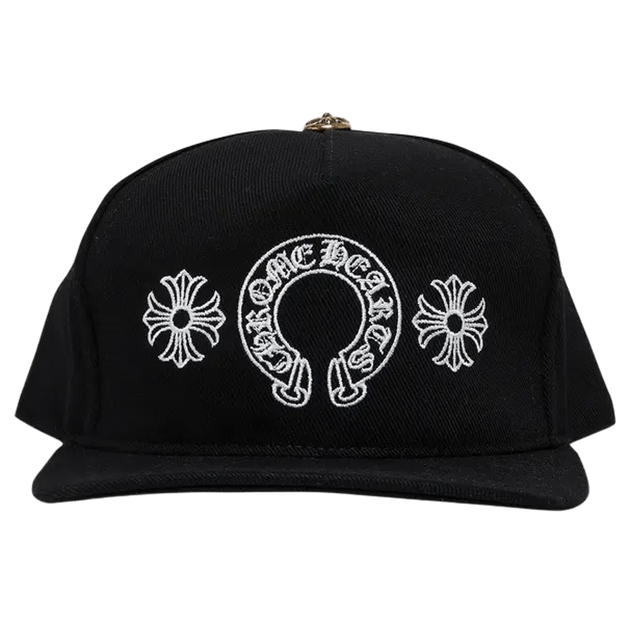 Chrome Hearts Horseshoe Denim Baseball Hat Black - Morely TrendsChrome Hearts Type here:)