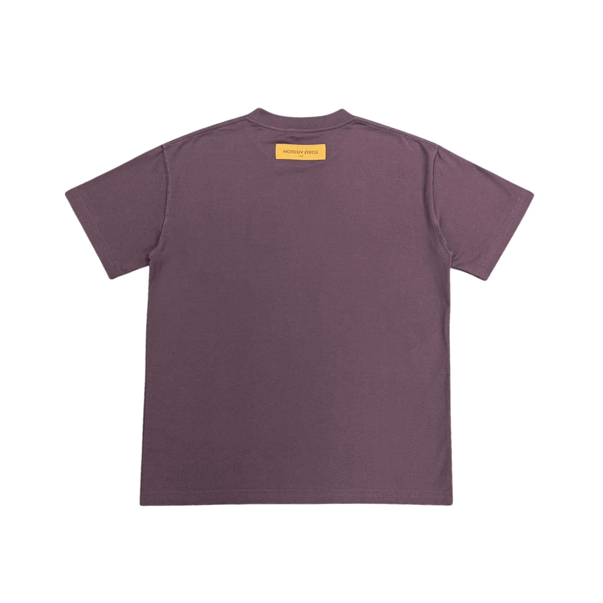 Louis Vuitton LV Embossed Logo T-Shirt Burgundy