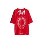 Chrome Hearts x Matty Boy Football Form Short Sleeve Jersey Red - Morely TrendsChrome Hearts Type here:)